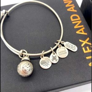 Brand new Star Wars BB8 Alex & Ani charm bangle
